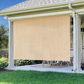 8'X8' sesame HDPE spliced roller shutter