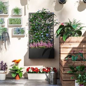 Garden Bed, Galvanized Planter, Garden Bed with Privacy Pan