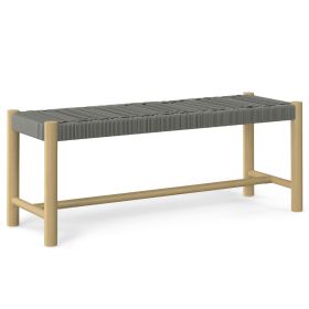 Dahlia - Outdoor Indoor Bench - Grey (Color: as Pic)