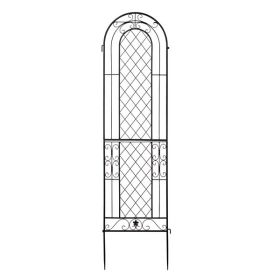 2 Pack 16" x 61" Rustproof Iron Garden Trellis (Color: as picture)