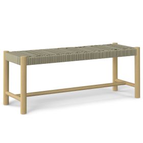 Dahlia - Outdoor Indoor Bench - Natural Taupe (Color: as Pic)